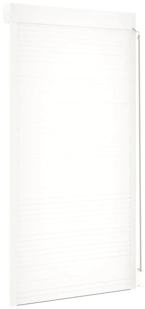 Persiana de enrolar em alumínio 110x220 cm branco