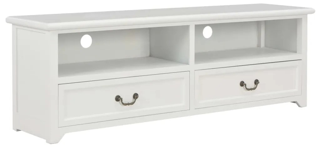 vidaXL Móvel de TV 120x30x40 cm madeira branco