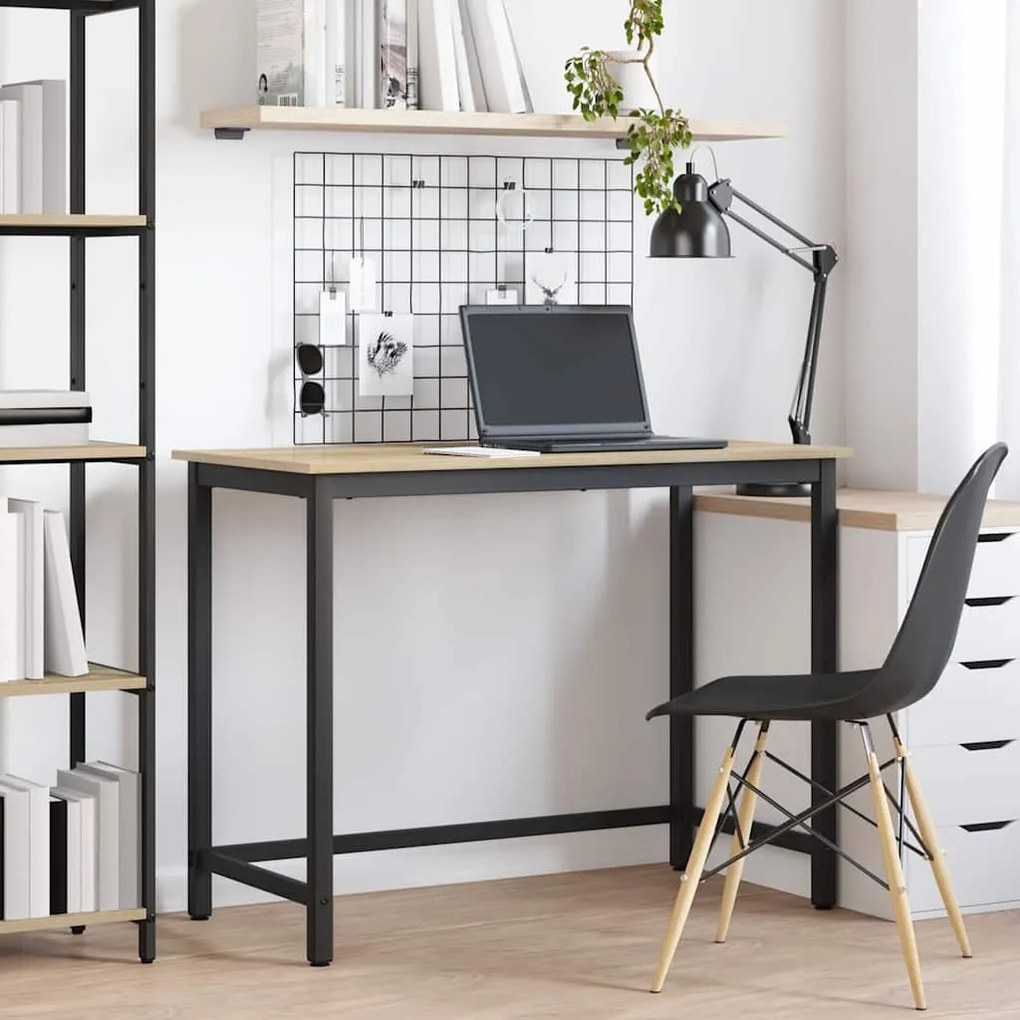 vidaXL mesa Carvalho Sonoma 80 x 50 x 76,5 cm