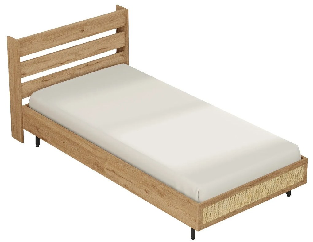 Estrado de Cama Individual ON13 – Nogueira – 108,5x86x205,6 cm