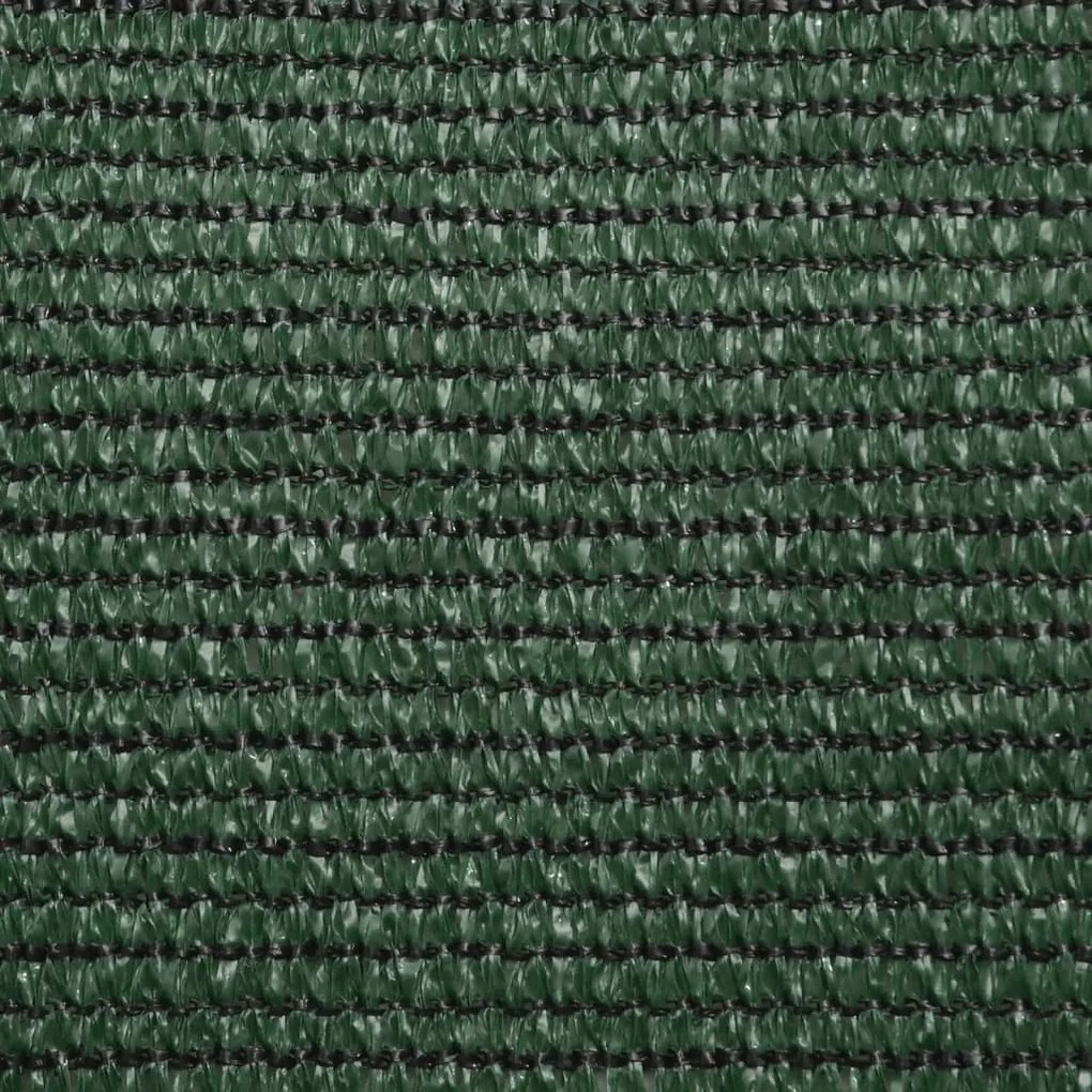 Para-sol estilo vela 160 g/m² 2,5x3,5 m PEAD verde-escuro