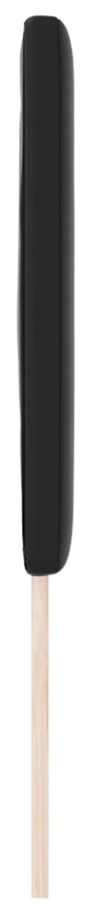 Cabeceira vidaXL Design Simples Preta 160 cm em Couro Sintético