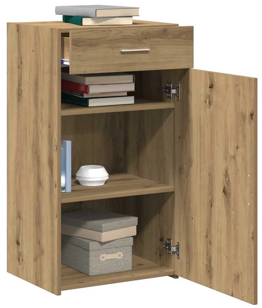 Sideboard vidaXL Artisan Carvalho 30x42,5x93 cm Madeira engenheirada