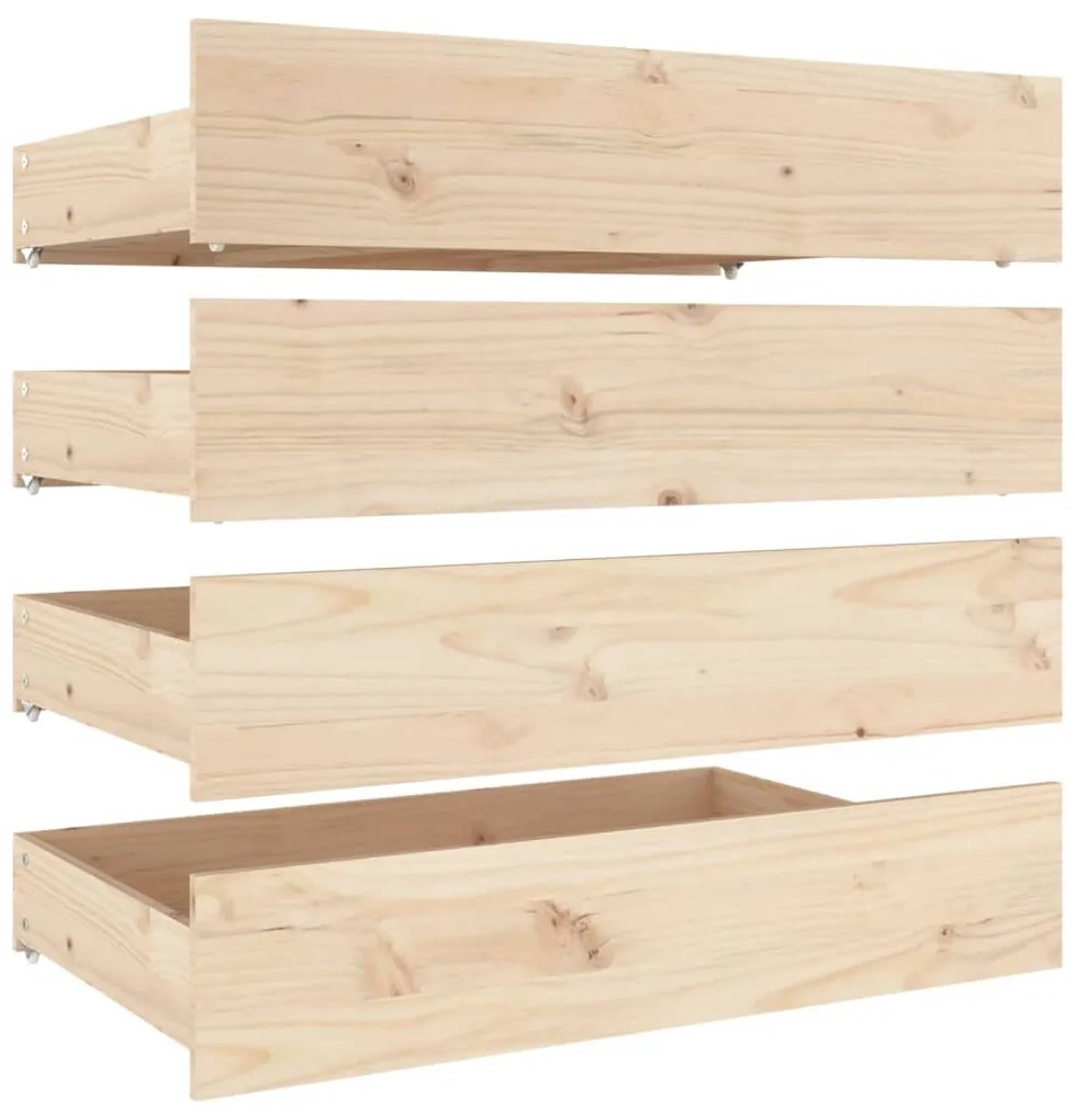 Estrutura de cama com gavetas 135x190 cm casal