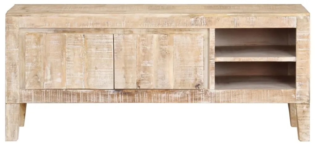 Móvel de TV 110x35x46 cm madeira de mangueira maciça