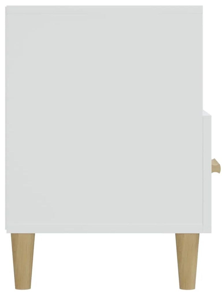 Móvel de TV 102x36x50 cm madeira processada branco
