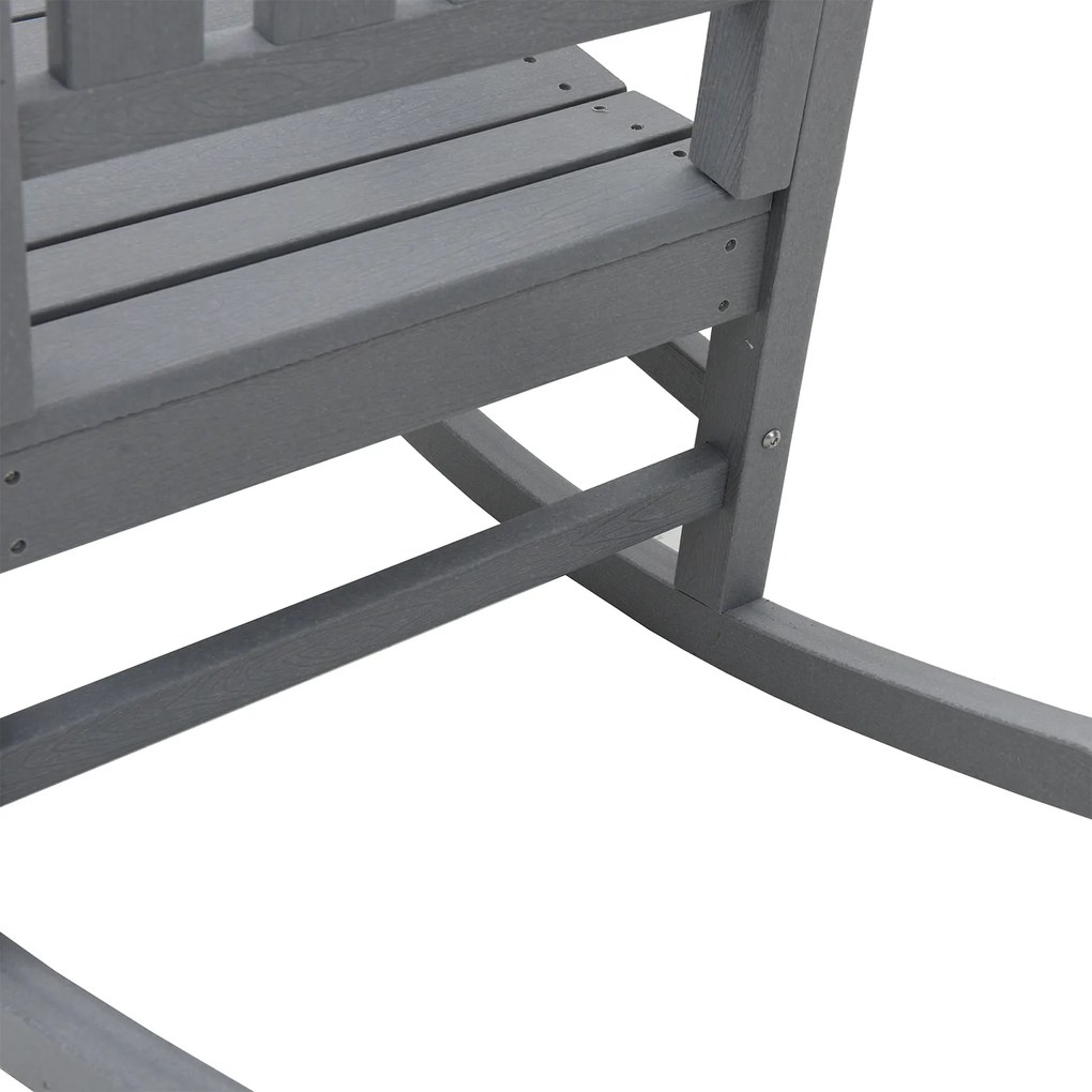 Conjunto de 3 Peças de Lounges de Jardim vidaXL Cinza Claro HDPE