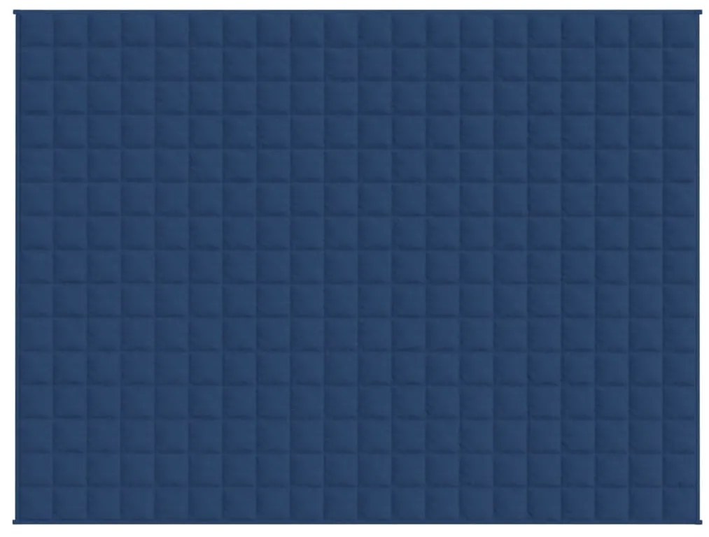 Manta pesada 11 kg 150x200 cm tecido azul