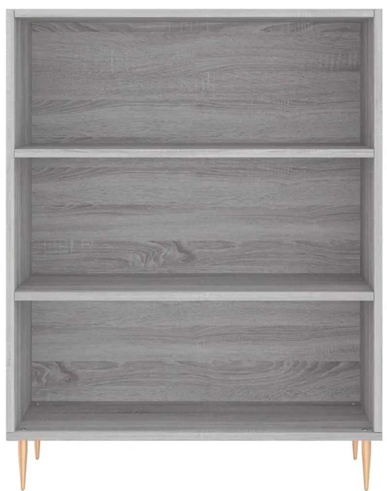 Armário alto 69,5x34x180 cm derivados de madeira sonoma cinza