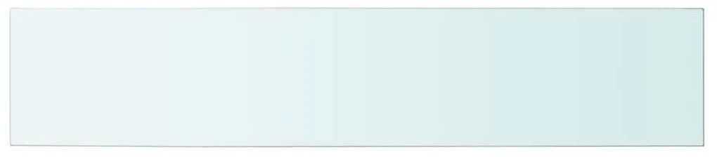 Prateleiras 2 pcs 100x20 cm vidro transparente
