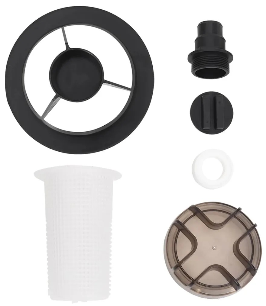 Filtro de areia para piscina com pré-filtro preto