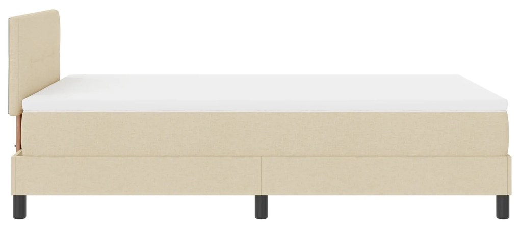 Cama Box com Colchão Cream 120x200 cm Tecido