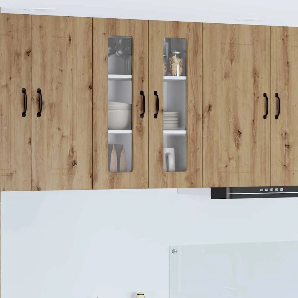 vidaXL Armário de Cozinha Carvalho Artesanal 60 x 31 x 80 cm