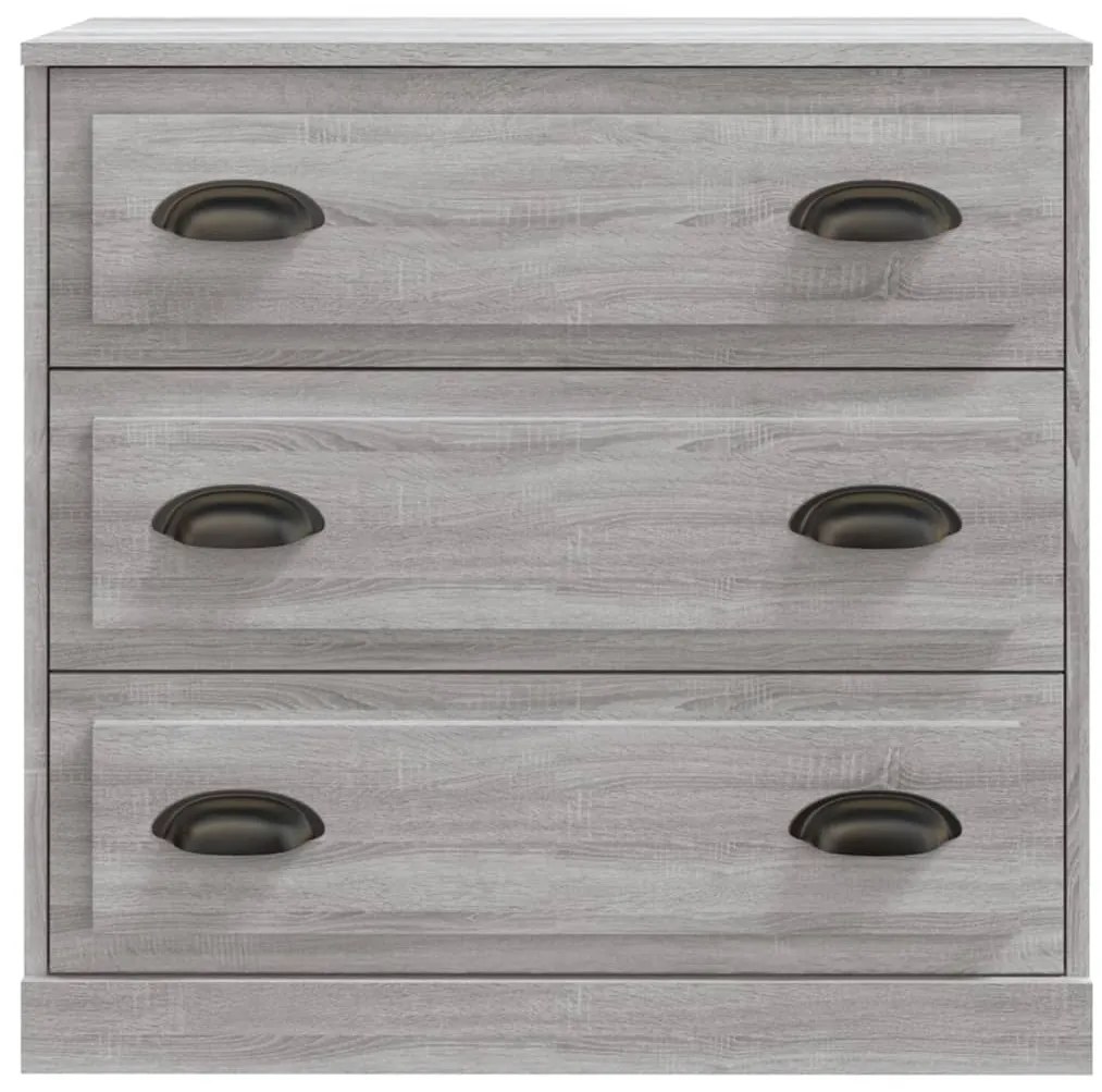 Aparador 70x35,5x67,5 cm derivados de madeira cinzento sonoma