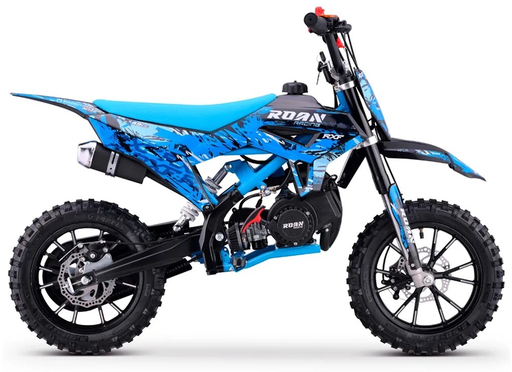 MINI MOTO PARA CRIANÇAS MiniCross Roan RXF 49cc 4.5CV Azul