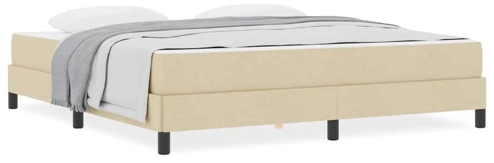 Cama Box Outros Creme 180 x 200 cm tecido