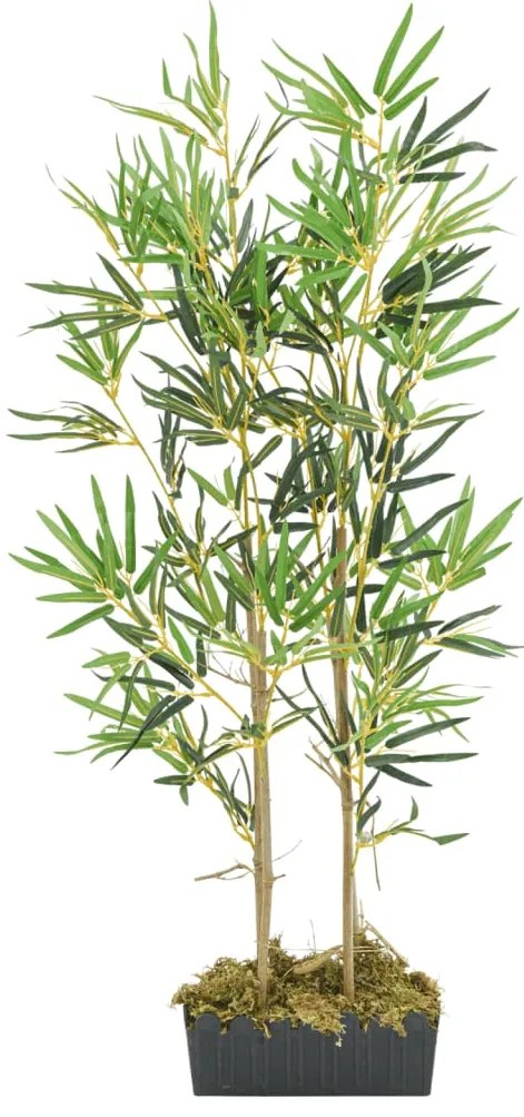 Árvore de bambu artificial 552 folhas 120 cm verde