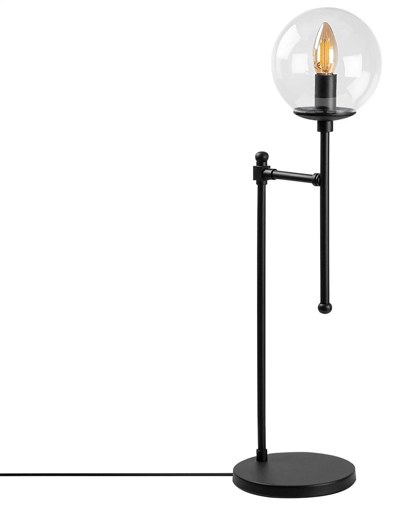 Candeeiro de Mesa Step – Preto – 18 x 24 x 66 cm