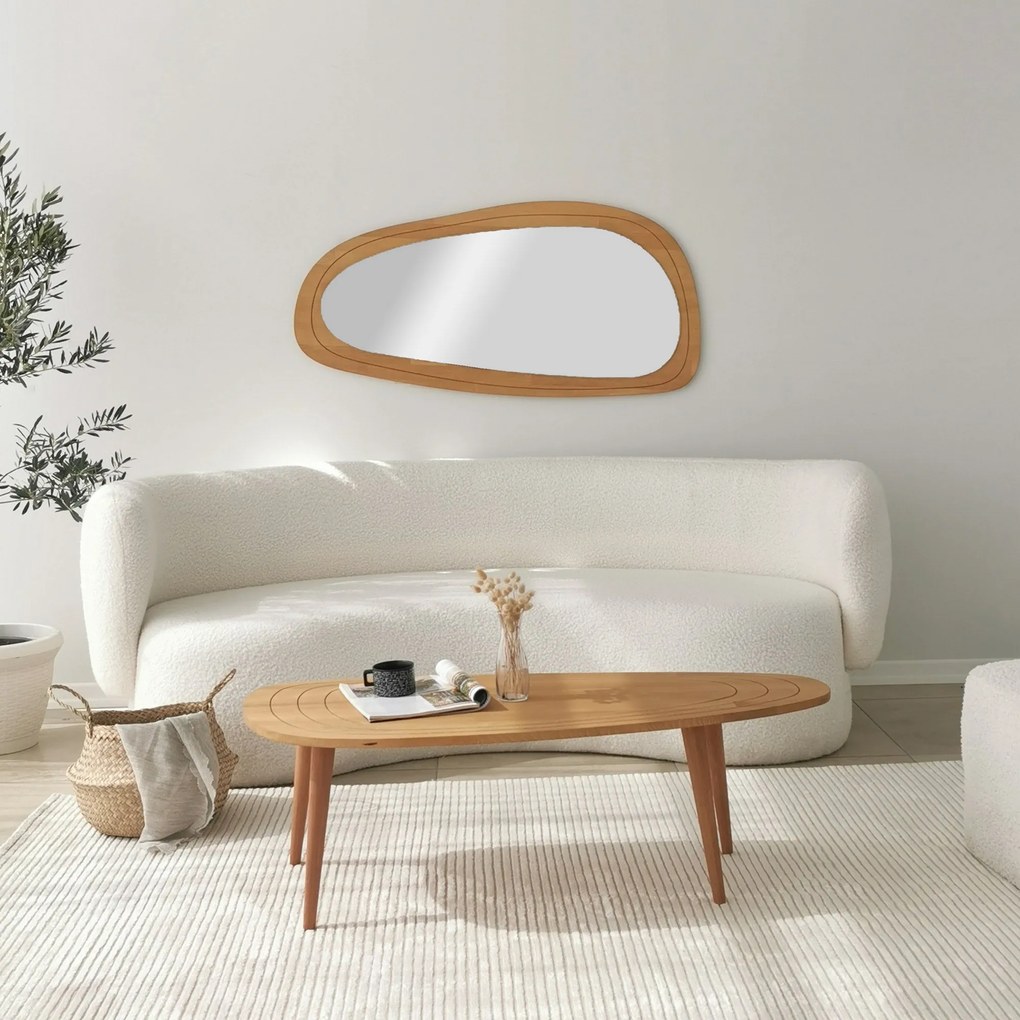 Mesa de Café Sweet – Cor Teak – 115x38x50cm