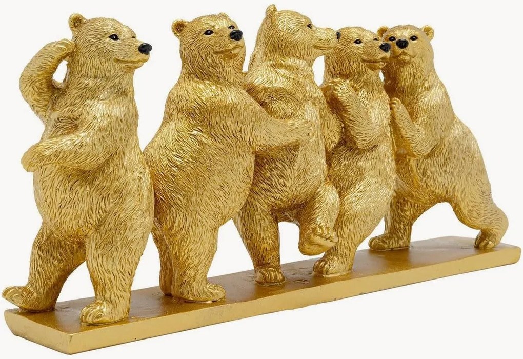 Objeto decorativo artesanal Tipsy Dancing Bears