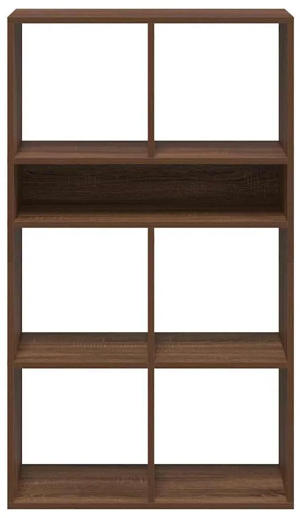 Estante carvalho castanho 66x31x112 cm derivados de madeira