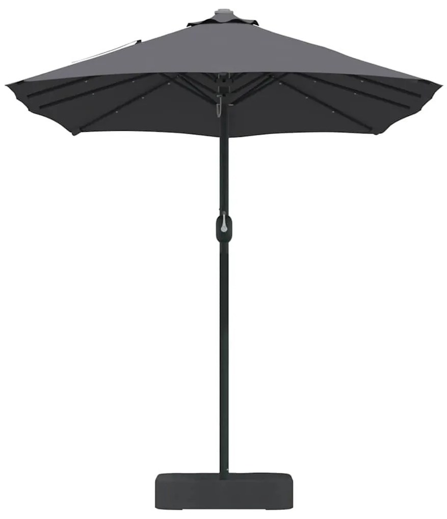 Guarda-sol de Jardim Antracite 385 x 209 x 244 cm tecido