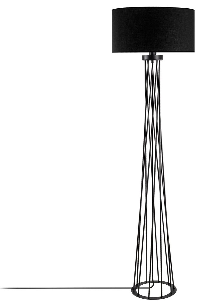 Candeeiro de Pé Tall – Preto – 50x175x50 cm