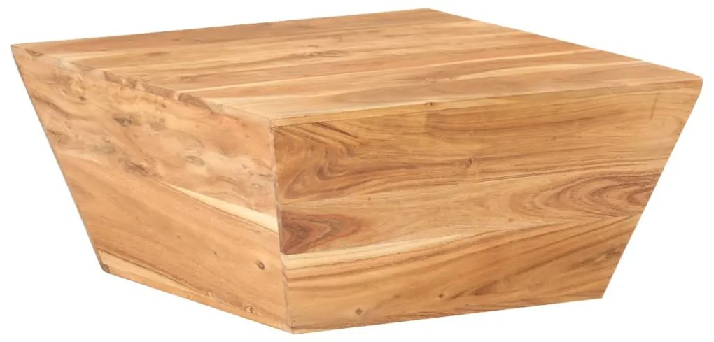 Mesa de centro em forma de V 66x66x30 cm acácia maciça