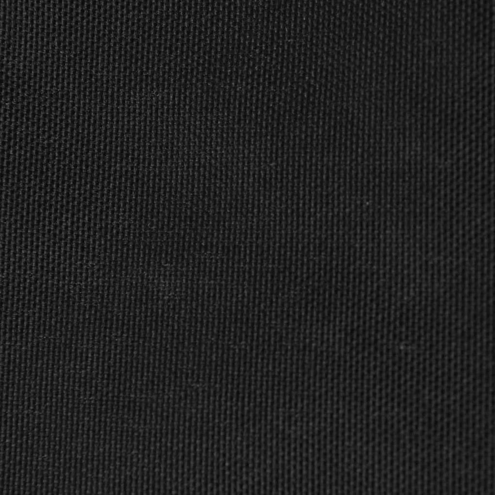 Para-sol estilo vela tecido oxford quadrado 2,5x2,5 m preto