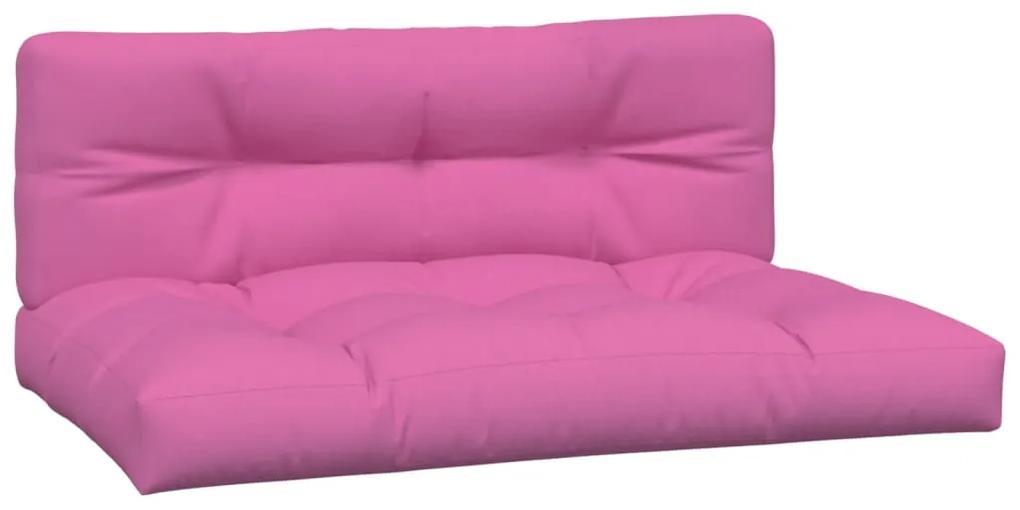 Almofadões para paletes 2 pcs tecido rosa