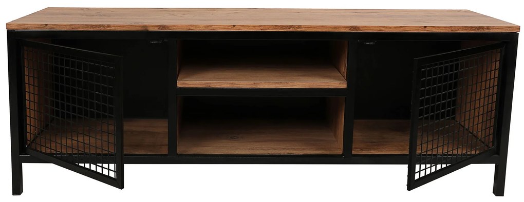Móvel TV Zeno – Pinheiro Preto – 150 cm x 47 cm x 40 cm