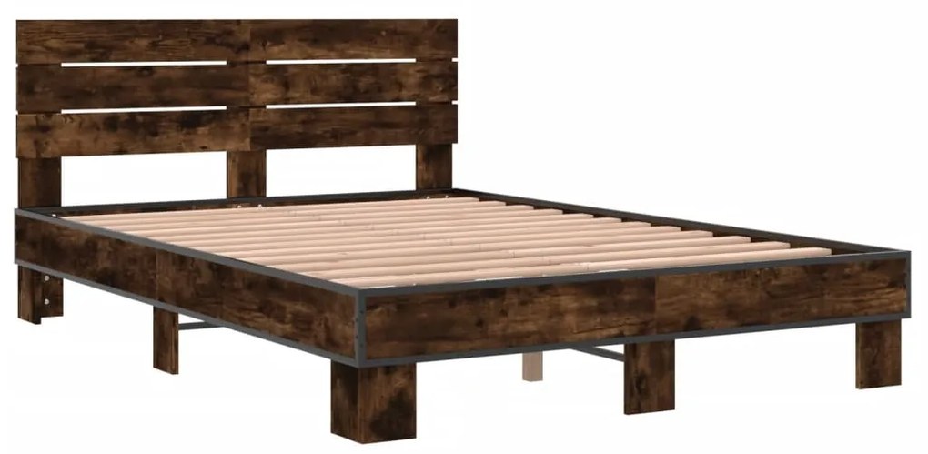 Estrutura cama 120x190 cm derivados de madeira/metal