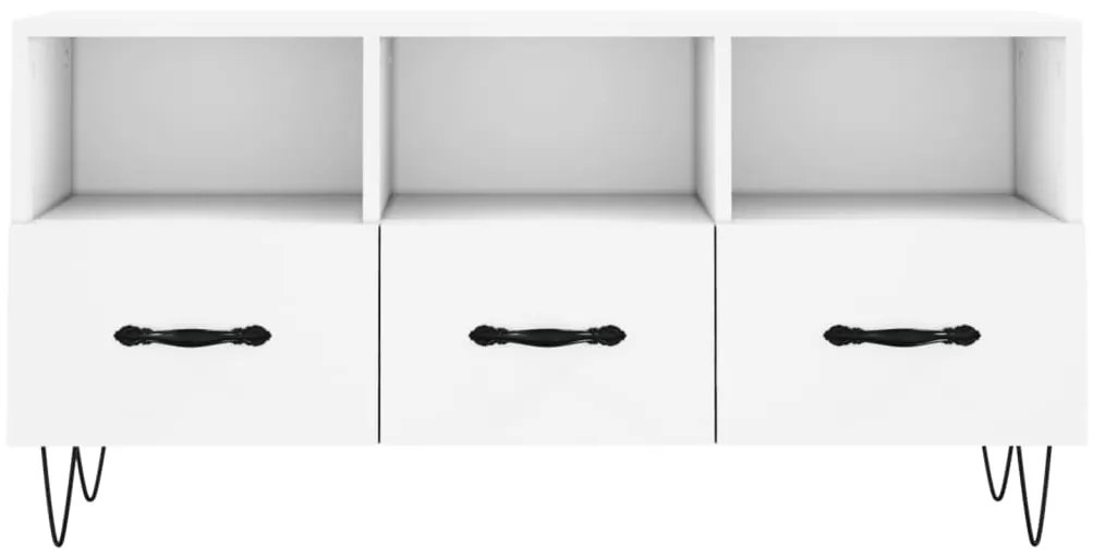 Móvel de TV 102x36x50 cm derivados de madeira branco