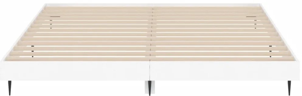 Estrutura de cama 200x200 cm derivados de madeira branco