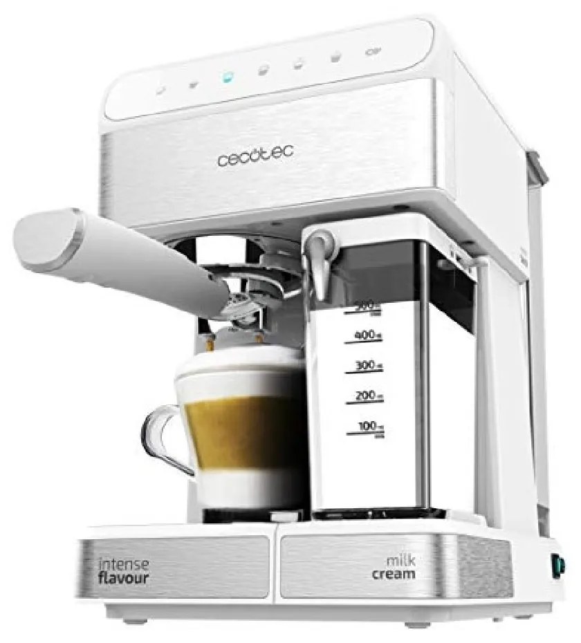 Máquina de café semiautomática Power Instant-ccino 20 Touch Serie Bianca 20 bares de pressão, capacidade 1,4 L, sistema de aquecimento por ThermoBlock