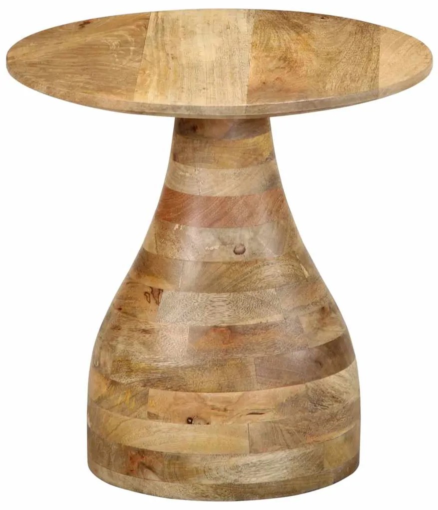 Mesa de apoio Ø40x40 cm madeira de mangueira maciça
