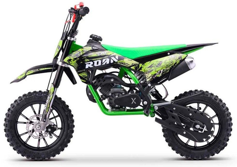 MINI MOTO Crianças MINICROSS gasolina 49cc Roan CRF 10/10" 3.5cv Verde
