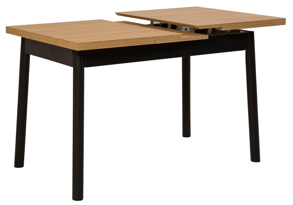 Mesa de Jantar Extensível Oliver – Preto – 120x77x75 cm