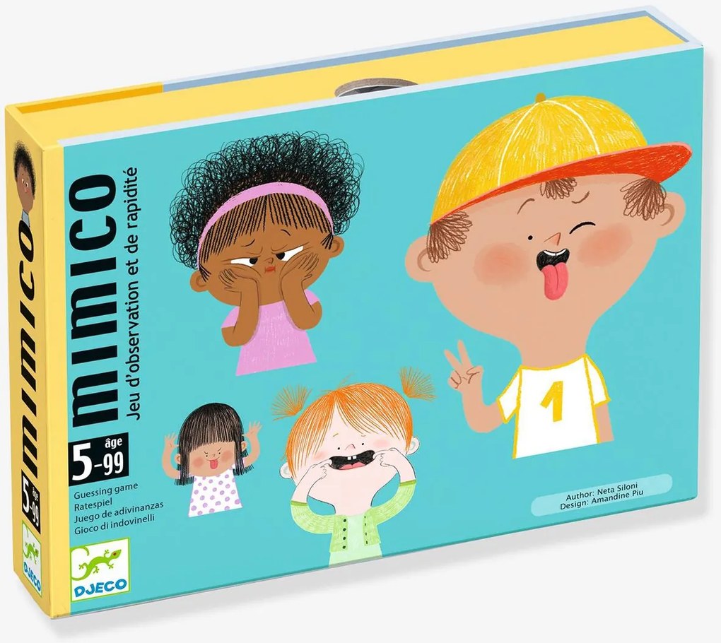 Jogo de cartas Mimico DJECO azul