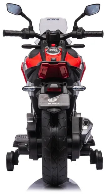 Mora elétrica para crianças 12V Honda NC750X com pneus de borracha Vermelha