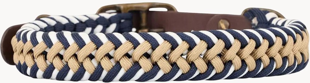 Coleira para cão em paracord artesanal Hanseatic