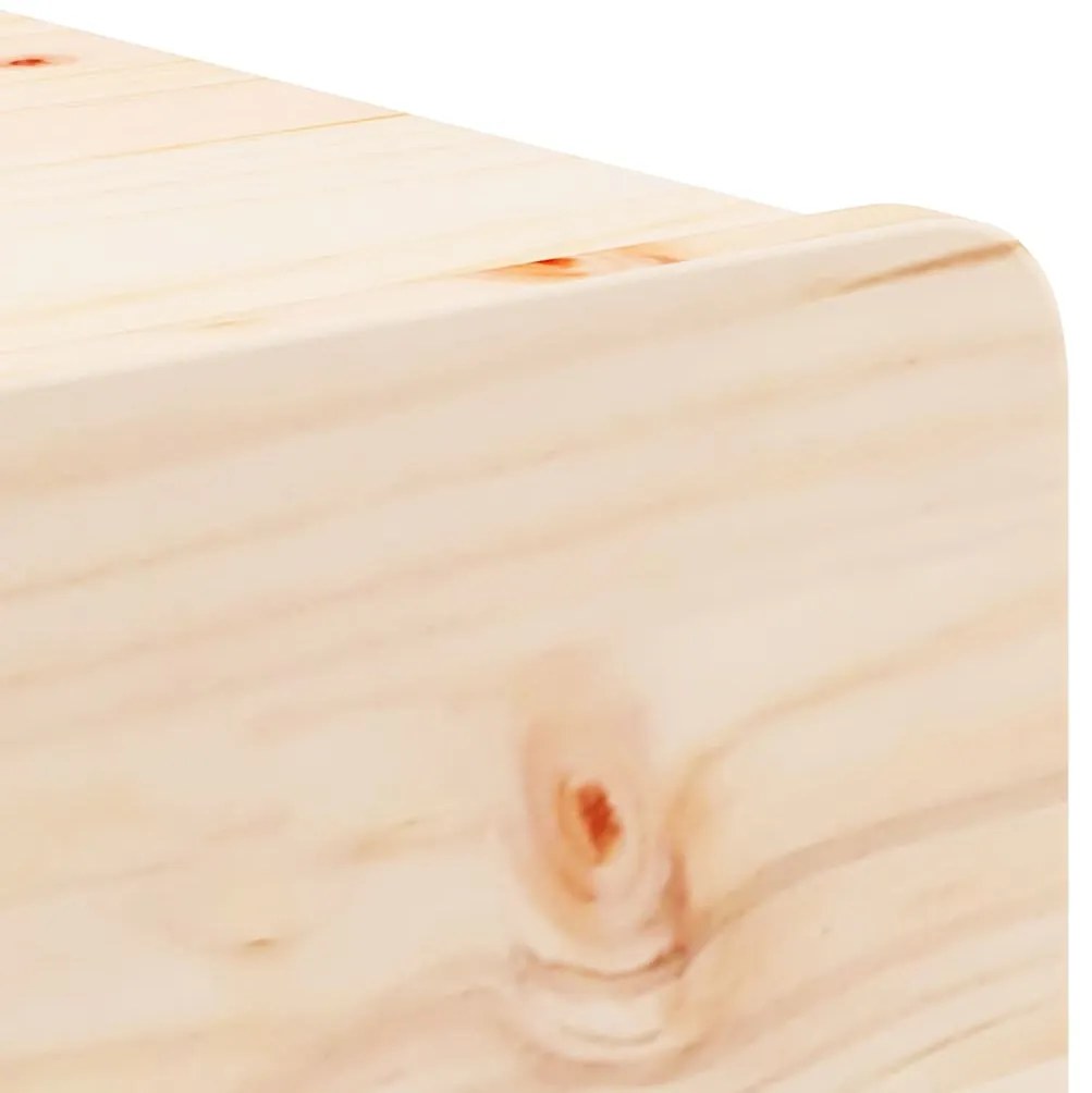 Mesa de Cabeceira Montada na Parede Castanho 44 x 32.5 x 40 cm