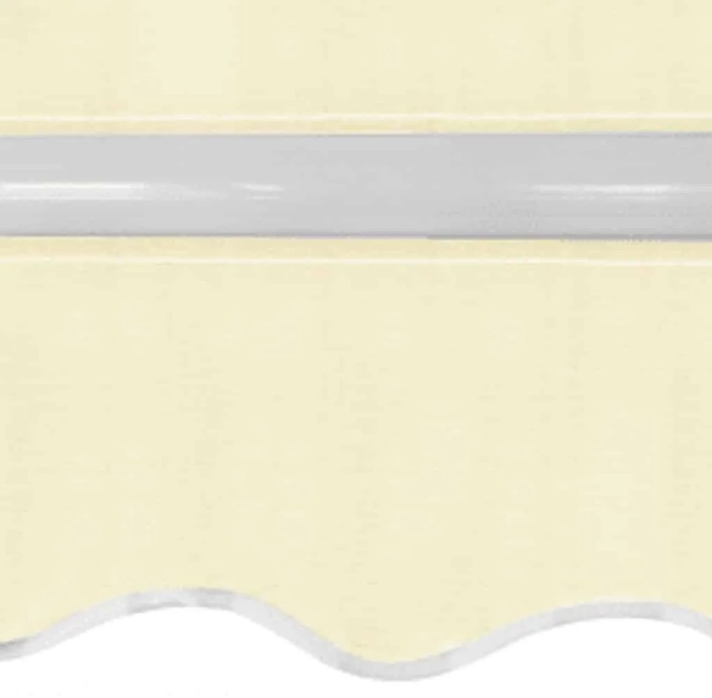Toldo dobrável manual 600 cm creme
