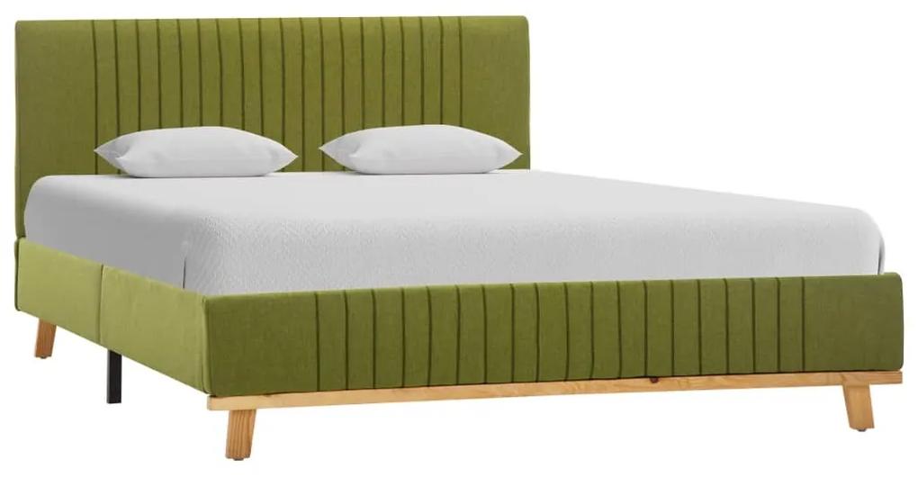 Estrutura de cama 120x200 cm tecido verde