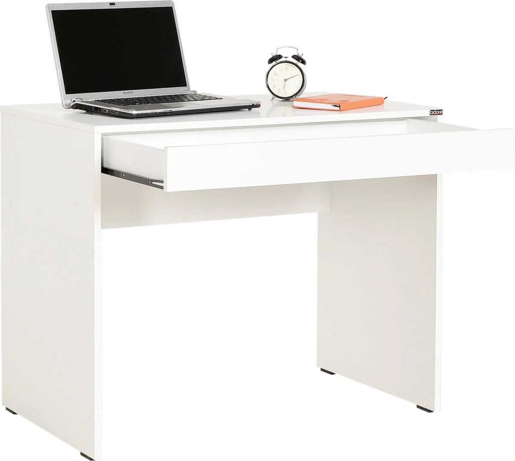 Secretária "Inspire" - 90 x 75 x 55 cm - Branco - Design Moderno