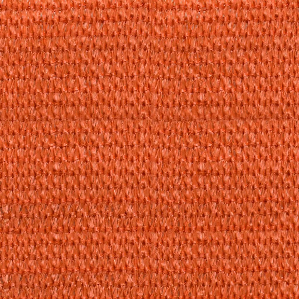 Para-sol estilo vela 160 g/m² 4x6 m PEAD laranja