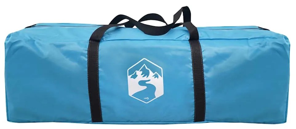 Tenda para sanita impermeável azul