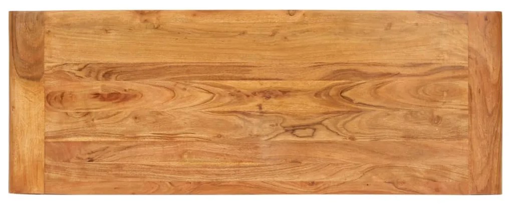 Mesa consola 110x40x76 cm acácia maciça c/ acabamento a mel