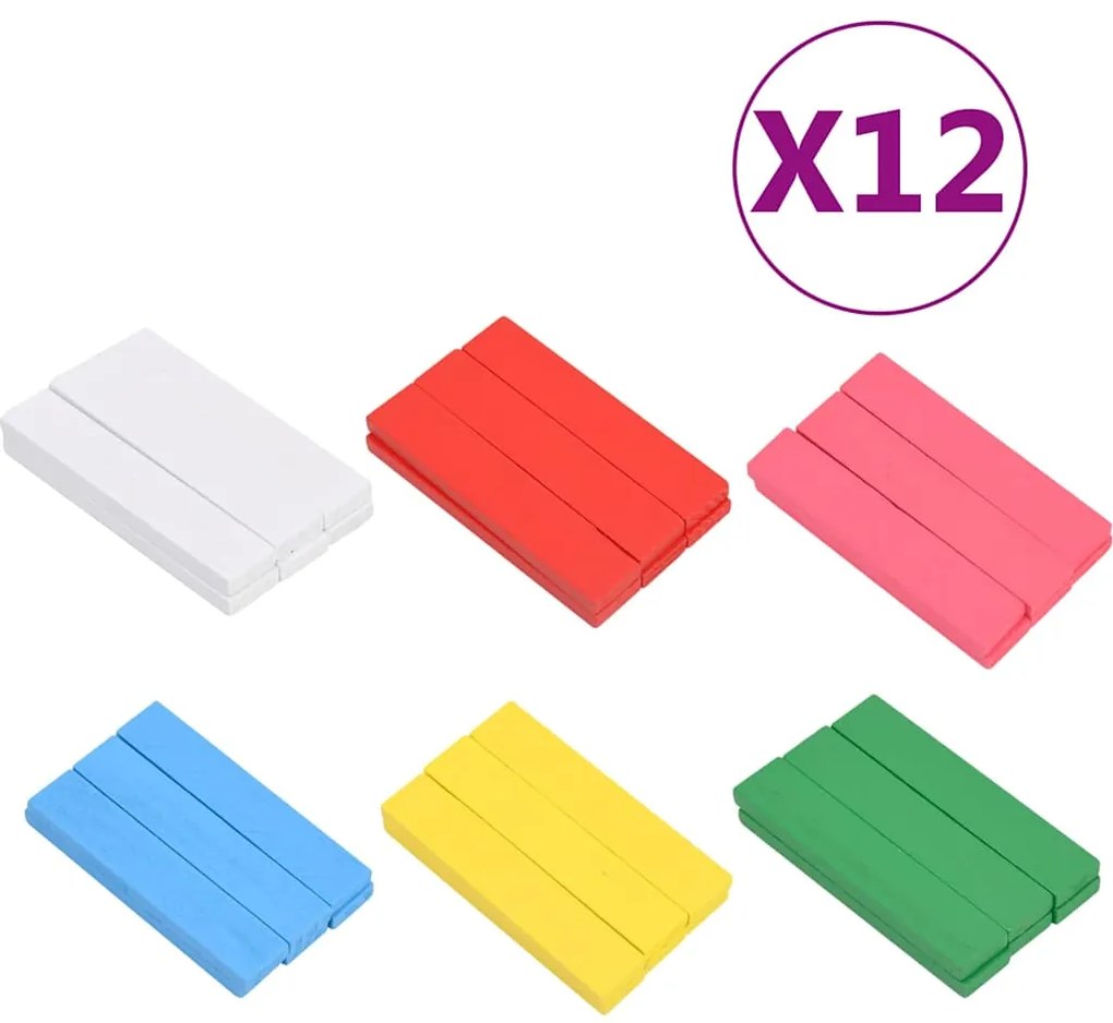 Conjunto blocos de construção 150 pcs pinho maciço pintado