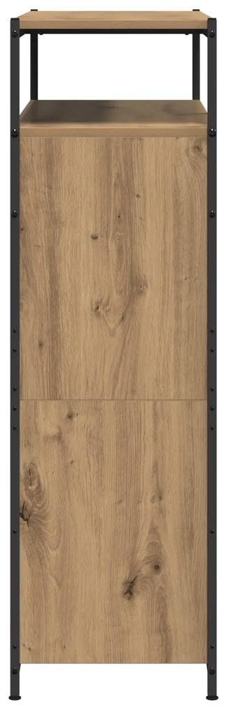 Armário para Sapatos com 4 Gavetas Flip Carvalho Artesanal 100x34x112